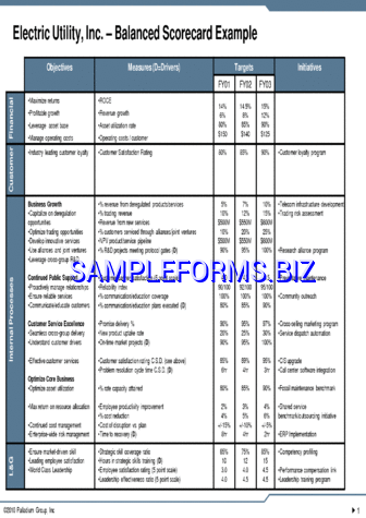 Balanced Scorecard Example 1 pdf free